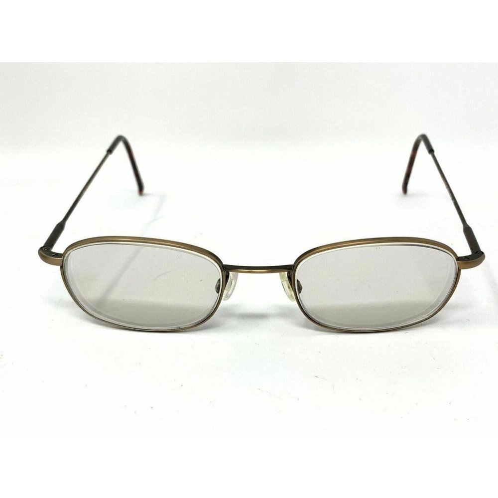 Marchon Superthin 47 Eyeglasses Frames Antique Br… - image 2